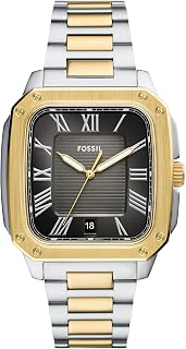 Fossil Men's Crosby Three-Hand Date Stainless Steel Watch, FS6121