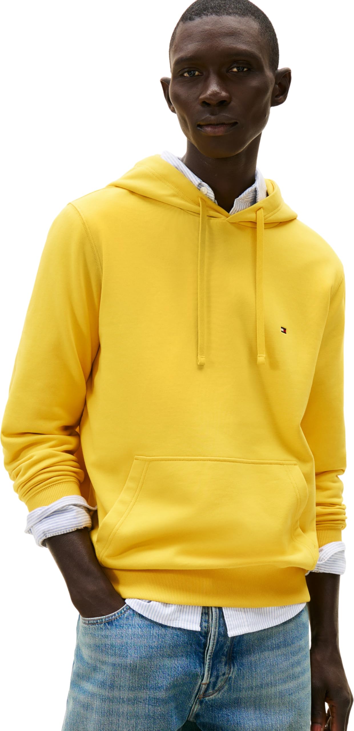 Tommy Hilfiger Essential Terry Hoody Mw0mw37235 Men's Hooded Sweatshirt