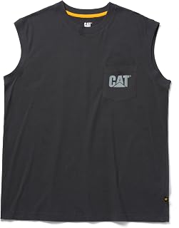 Caterpillar Men's Trademark Sleeveless Pocket T-Shirt