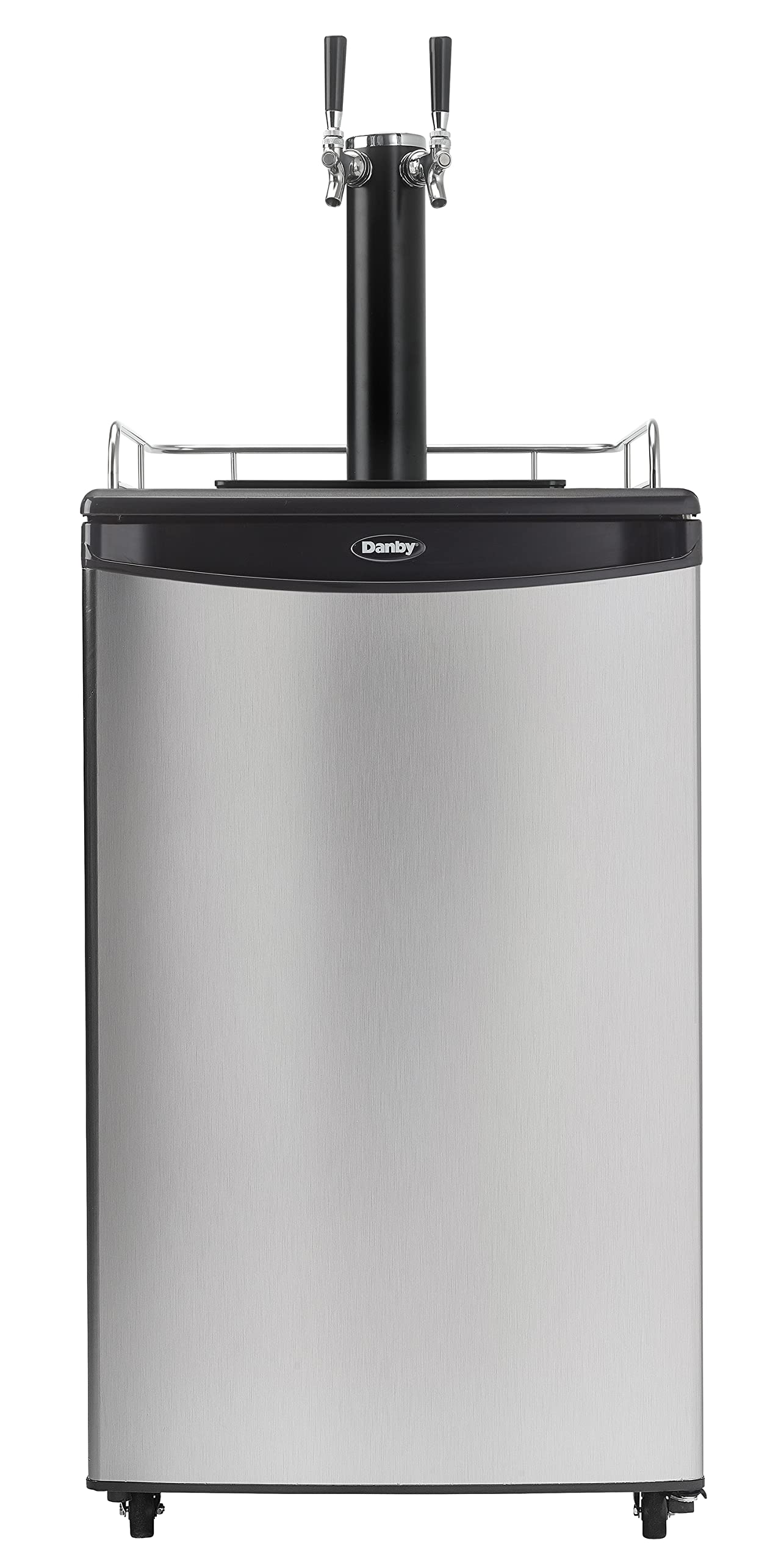 Danby DKC054A1BSL2DB 5.4 Cu.Ft. Double Tap Kegerator, Auto Defrost and Mechanica