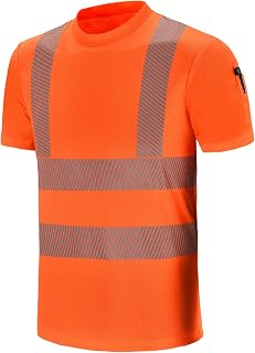 AYKRM Yellow, Orange, Black, Blue, Pink High Vis t Shirt for Men Women