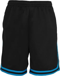 Urban Classics Men's Short Stripes Mesh Relaxed Fit S M L XL XXL 3XL 4XL 5XL