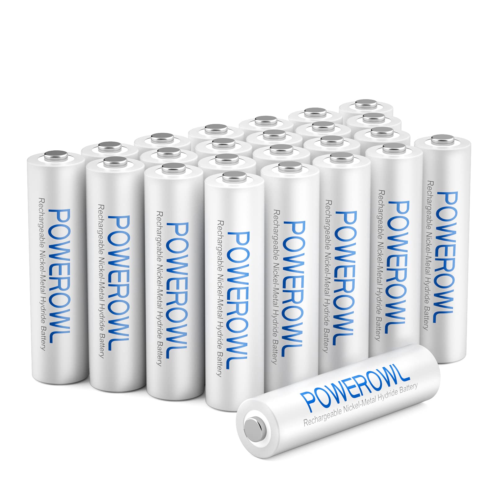 POWEROWL Rechargeable AAA Batteries, 1000 mAh 1.2 V Ni-Mh Battery AAA 1200 Cycle