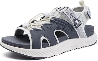 ONCAI Walking Sandals for Women, Sport Athletic Hiking Sandals With Arch Support Orthotic Outdoor Footbed for Plantar Fasciitis, Sandalias Mujer with Adjustable Straps (UK Size 4-10)