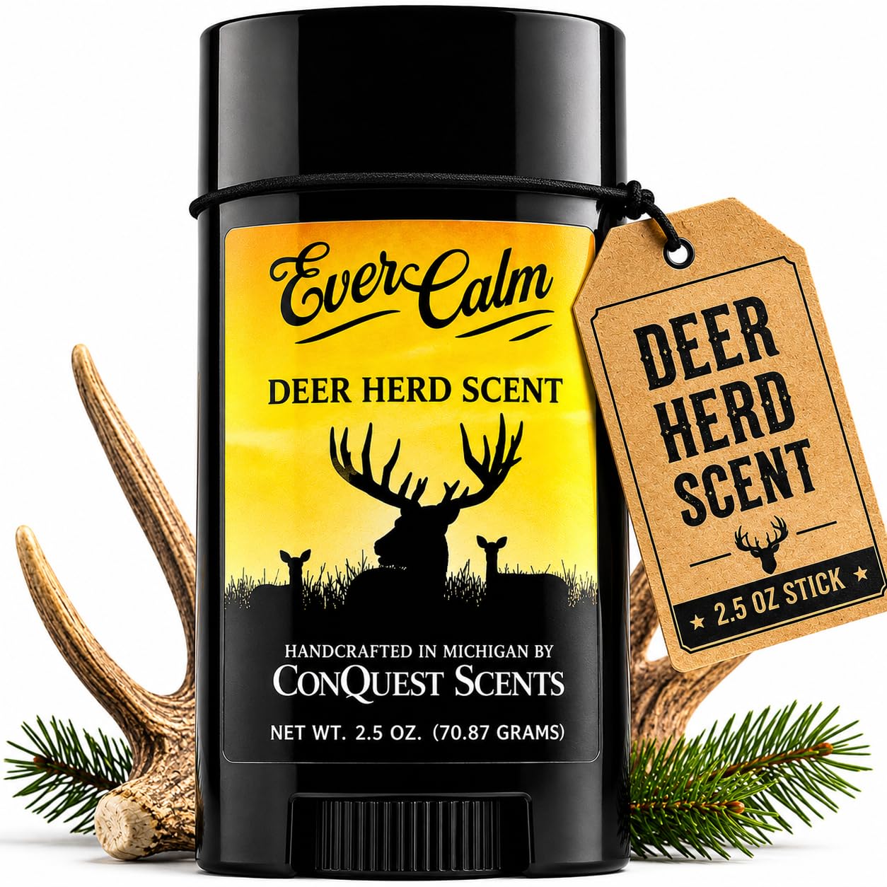 Conquest Scents EverCalm Deer Herd Scent, Deer Attractant Original Formula | Cal