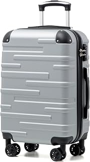 COOLIFE Carry on Suitcase 20 inch, EasyJet Cabin Luggage with TSA Lock,56cm