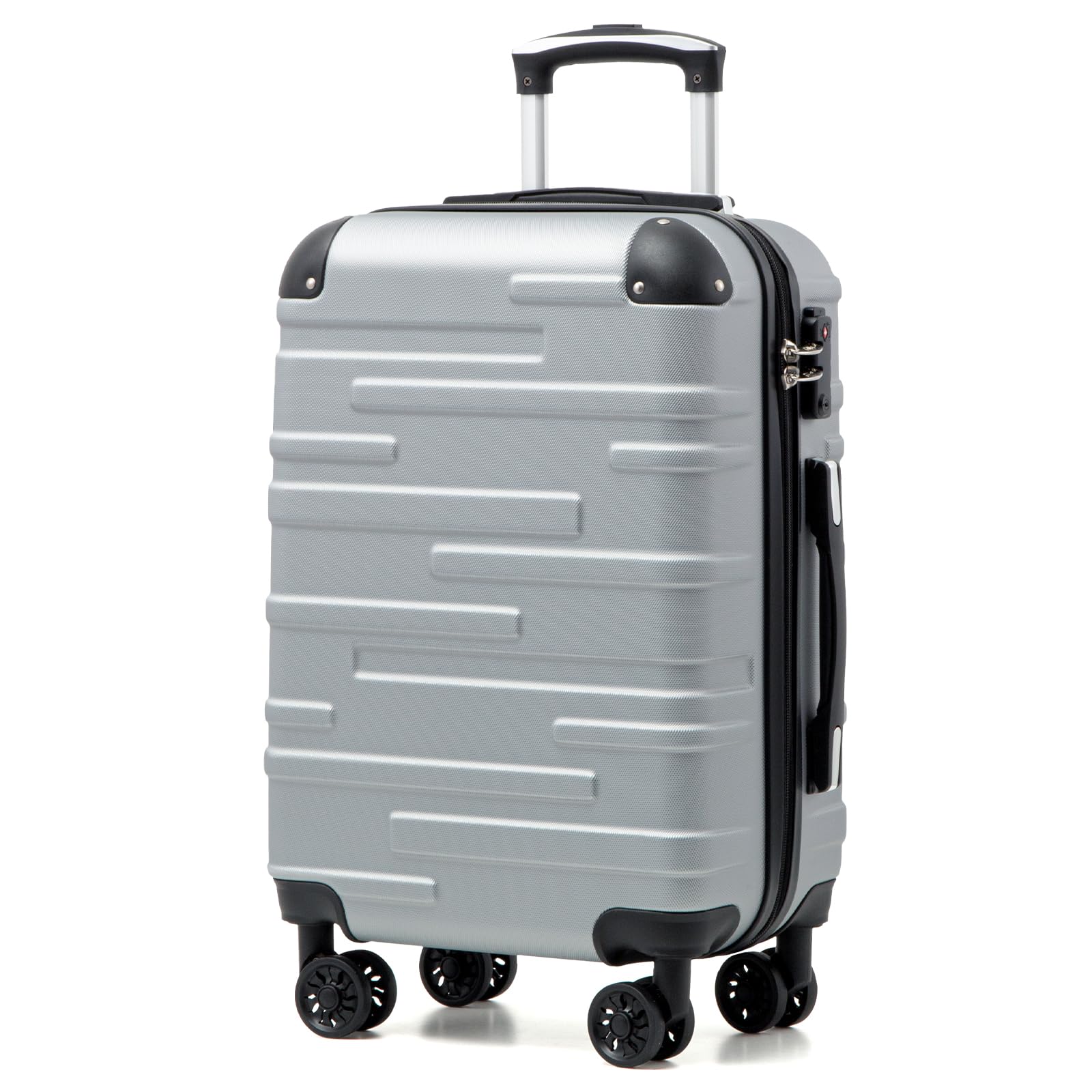 COOLIFE Carry on Suitcase 20 inch, EasyJet Cabin Luggage with TSA Lock,56cm