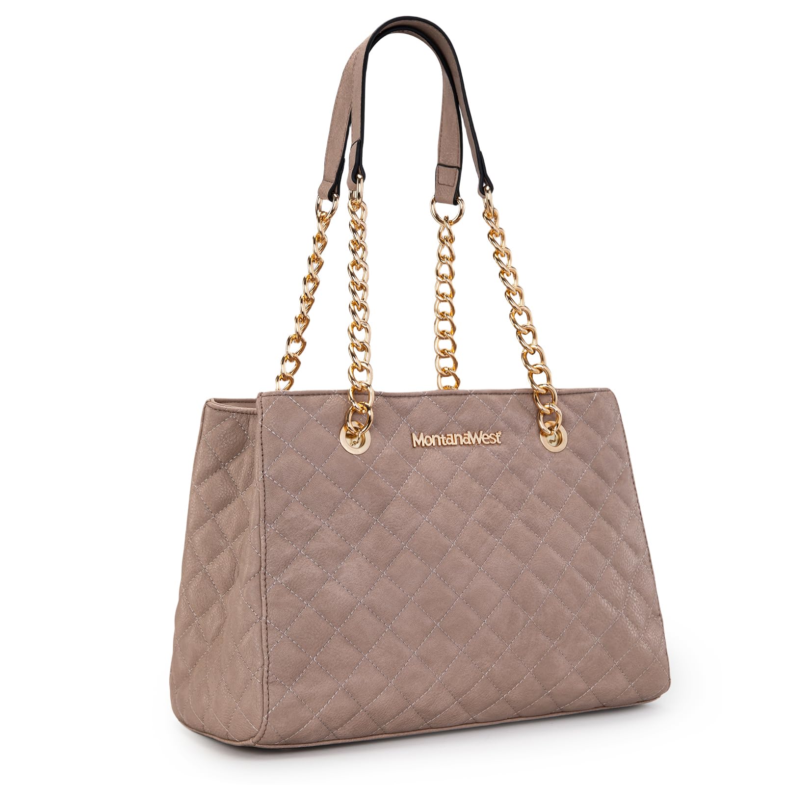 Montana West Medium Chain Shoulder Bag for Women Hobo Handbags Tote Purse