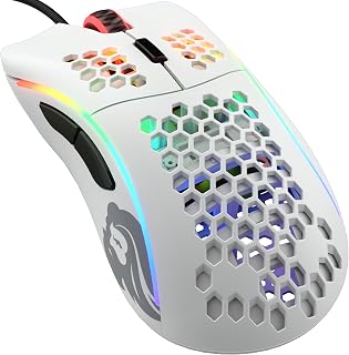 GLORIOUS Model D Wired Gaming Mouse 68g Pixart 3360 Matt White