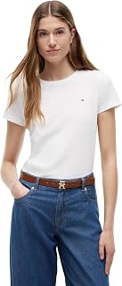 Tommy Hilfiger Women's T-Shirt Short Sleeves Heritage Round Neck