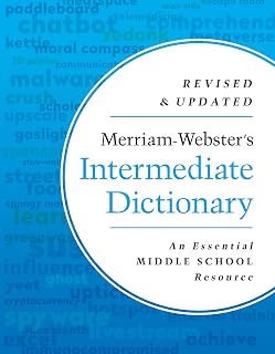 Merriam-Webster's Intermediate Dictionary - Middle School Dictionary - Features 70,000+ entries, usage examples, illustrations & more