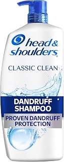 Head & Shoulders Classic Clean Anti-Dandruff Shampoo, Dandruff Control, Moisturizes, Paraben Free, Fresh Scent, 370 mL