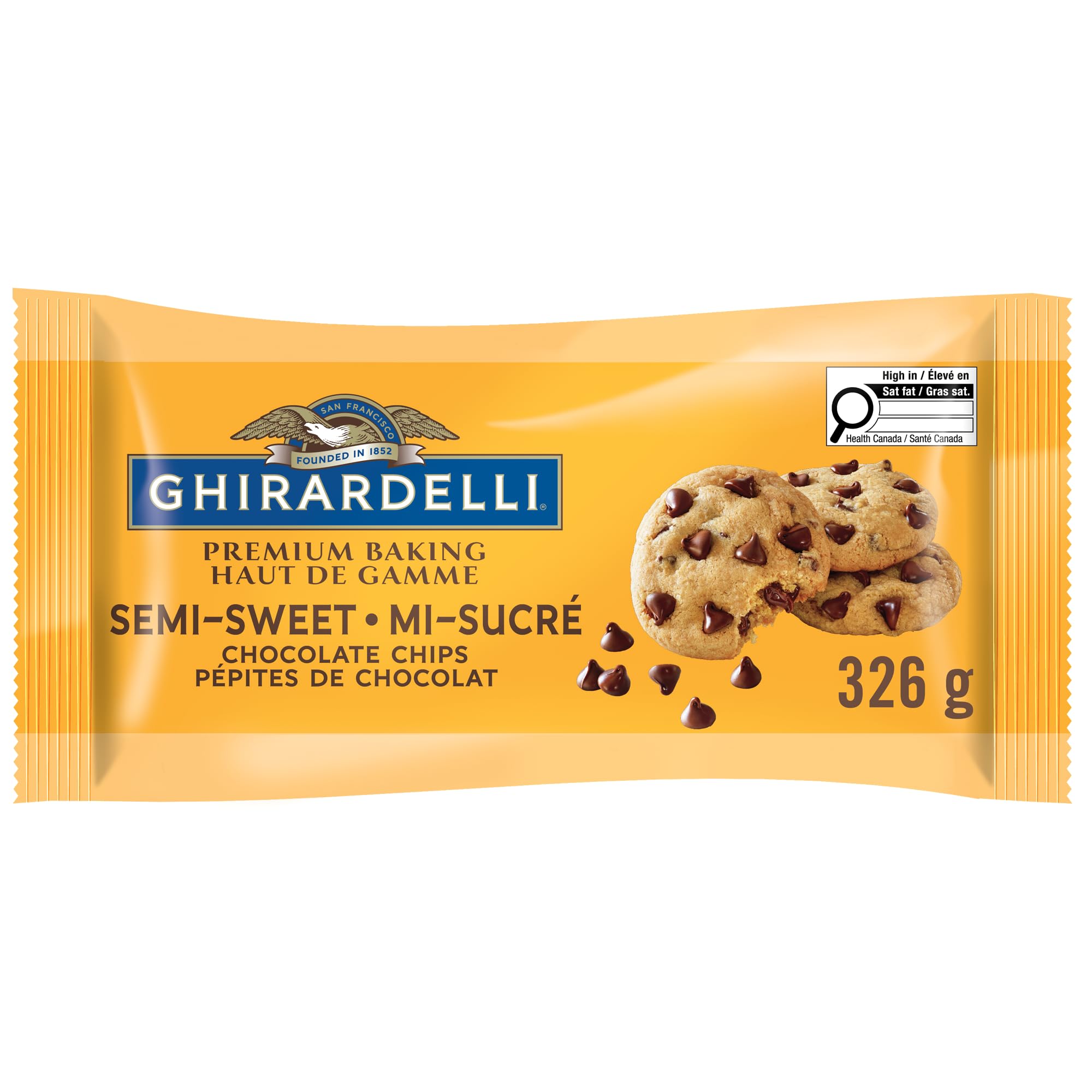 GHIRARDELLI Semisweet Baking Chocolate Chips, 326-Gram Bag