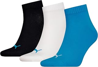 PUMA Quarter Plain Unisex Socks (Pack of 3)
