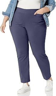 Briggs New York Plus Size Super Stretch Millenium Pocket Pull-On Pant - Women's Pants