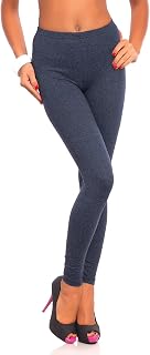 FUTURO FASHION - Women's Long Leggings - Soft Cotton - Plus Sizes