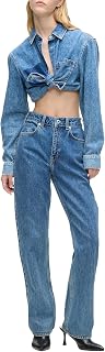 Karl Lagerfeld Jeans Women's High Rise Straight Denim