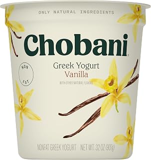 Chobani® Vanilla Blended Non-Fat Greek Yogurt 32oz