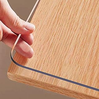 OstepDecor Clear Table Protector 24 x 48 Inch, Plastic Table Cover | 1.5mm Thick Waterproof Transparent Table Protector Pad, Vinyl Desk Mat Desk Pad for Coffee, Dining, Dresser & Nightstand Tops