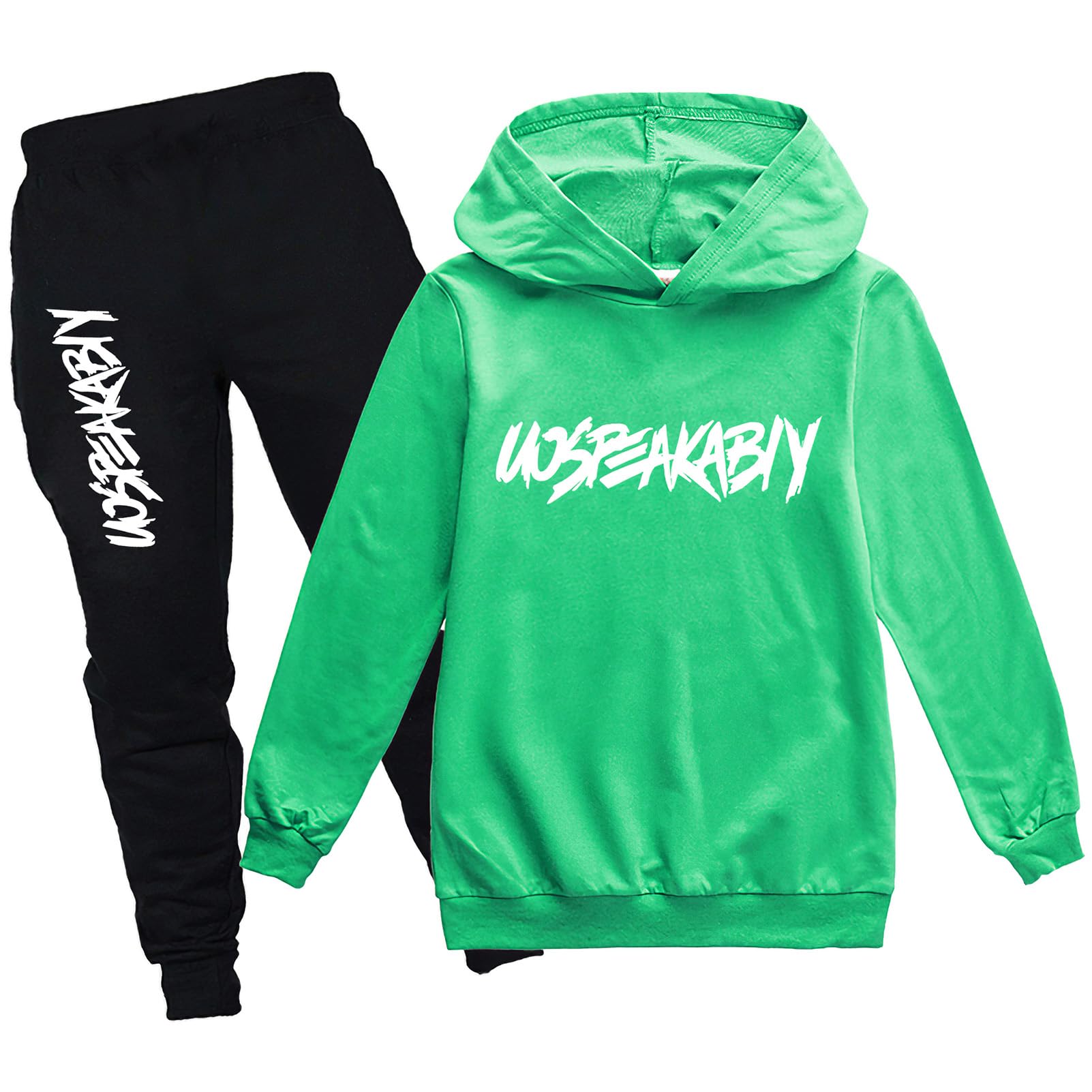 amropi Boys Winter Tracksuit Hooded Jogging Bottoms Set of 2
