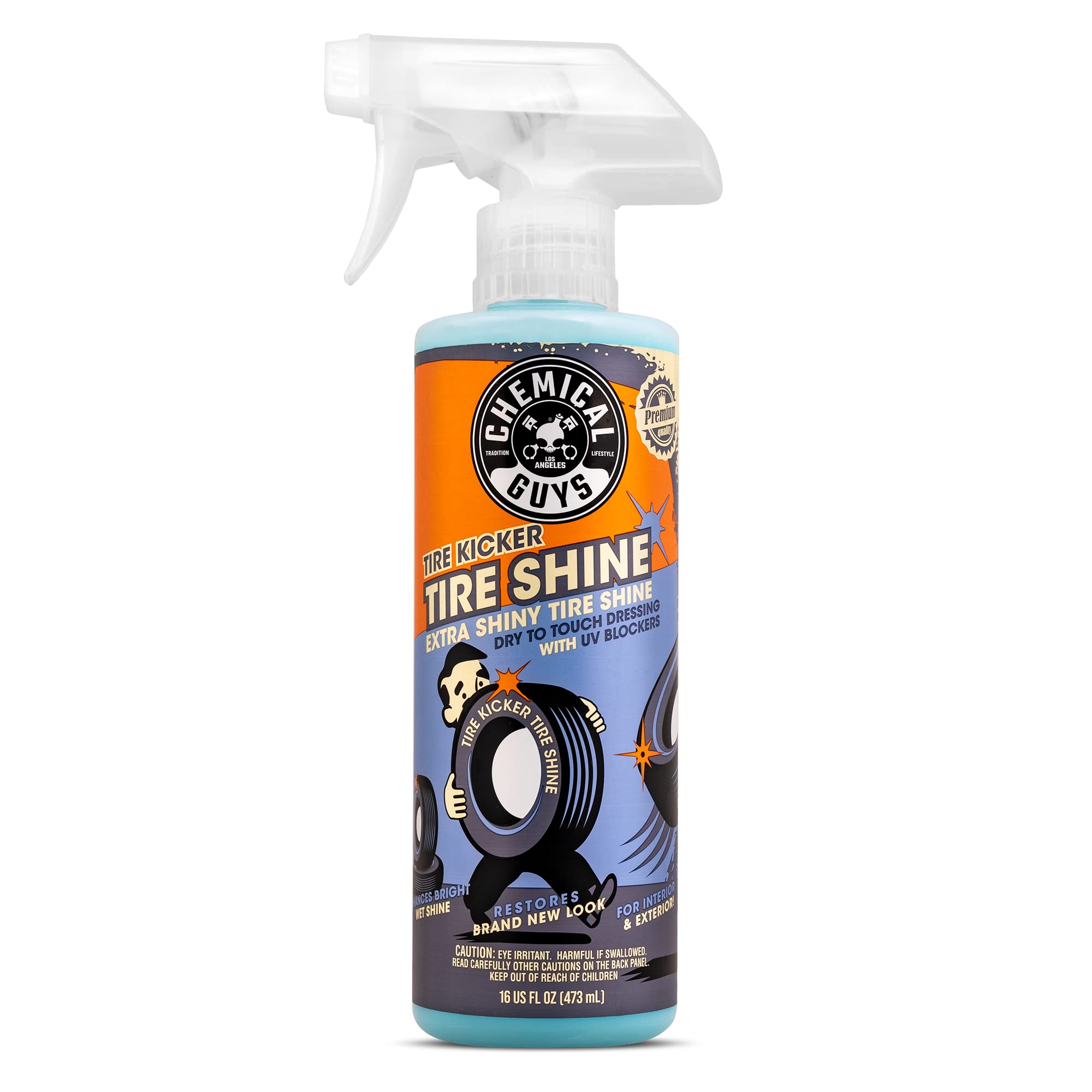 Chemical Guys, Tire Kicker Extra Glossy Tire Shine for Rubber & Trim, 16 oz | Sp