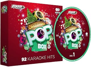 Zoom Karaoke Christmas Pop Box Party Pack - 4 CD+G Box Set - 92 Songs