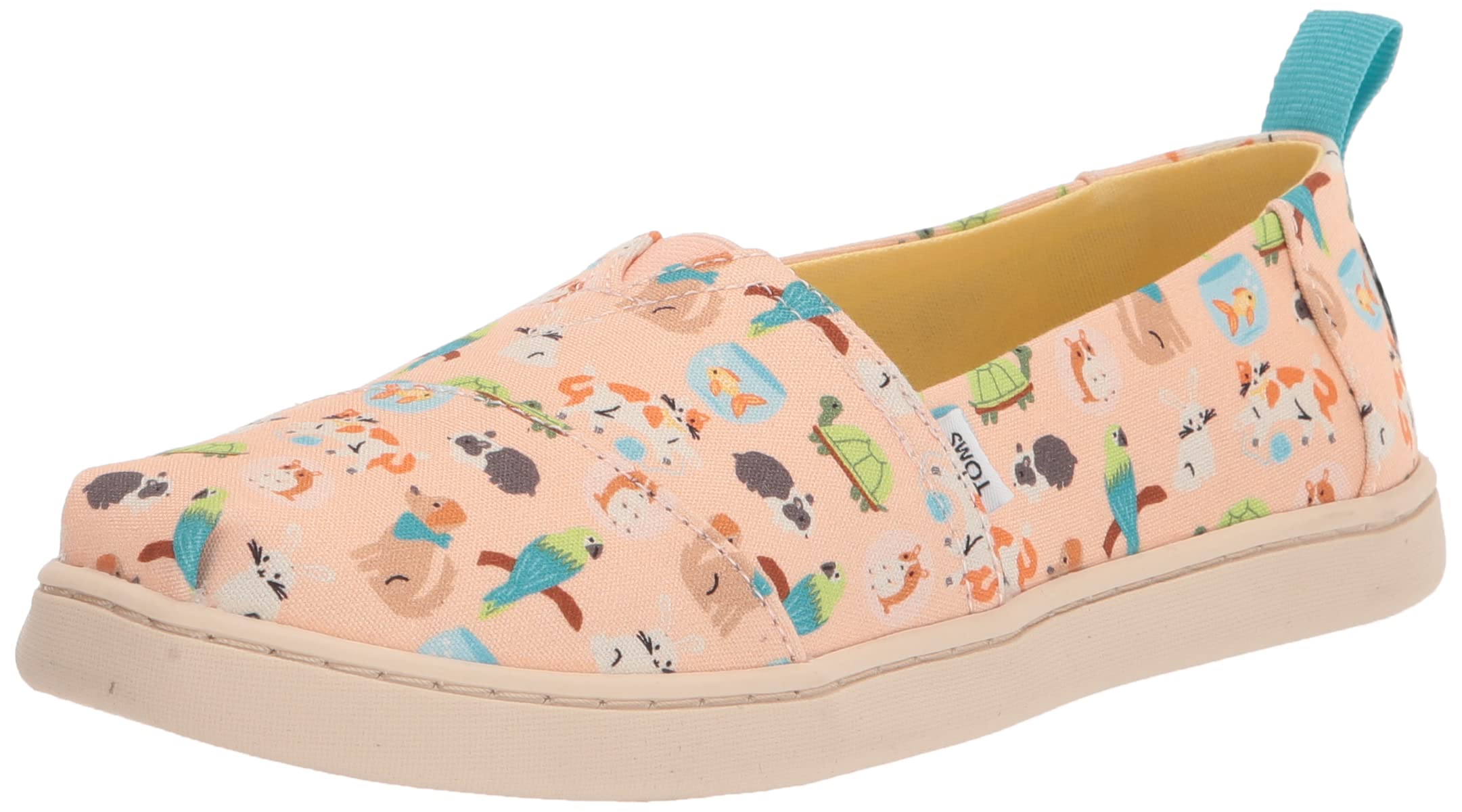 TOMS Kids Tiny Foil Unicorn Tie-Dye Knit Alpargata (Toddler/Little Kid)