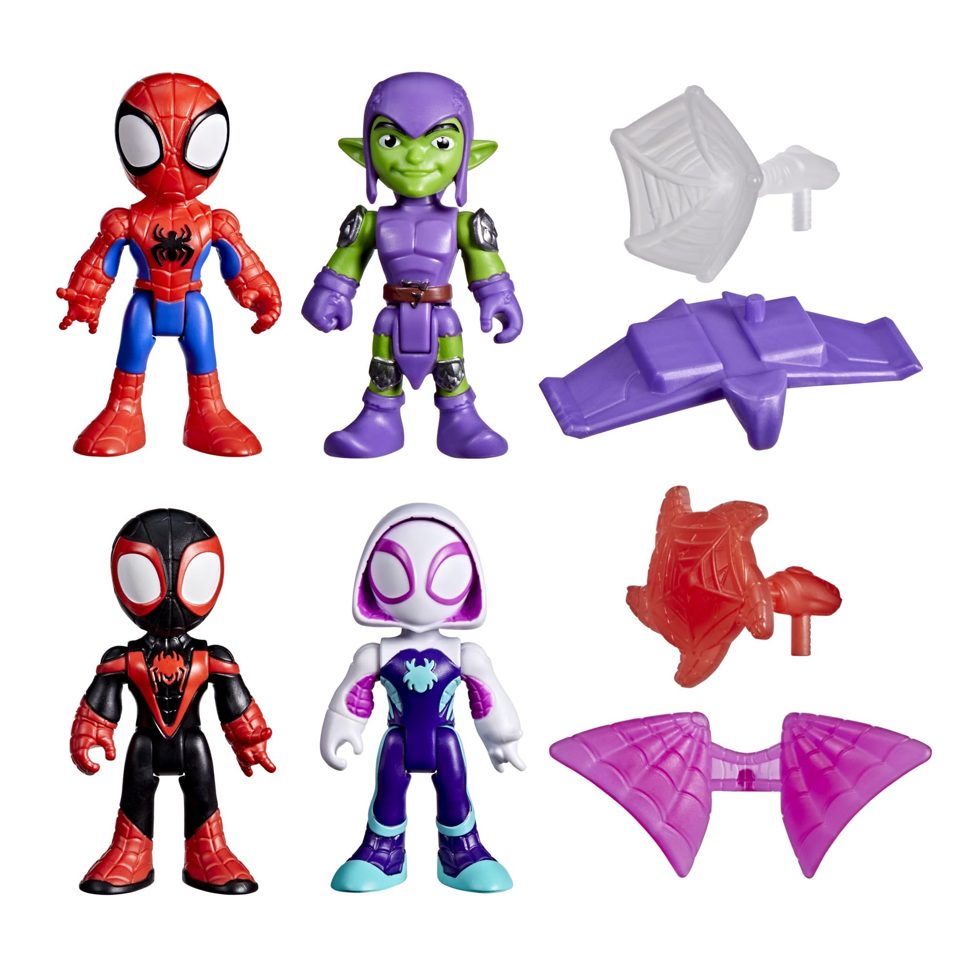 SPIDEY AND HIS AMAZING FRIENDS Marvel Web-Slinging Adventure Set, Spider-Man Act