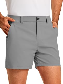 PULI Men's Golf Shorts 5'' Inseam Waterproof Quick Dry Stretch Breathable