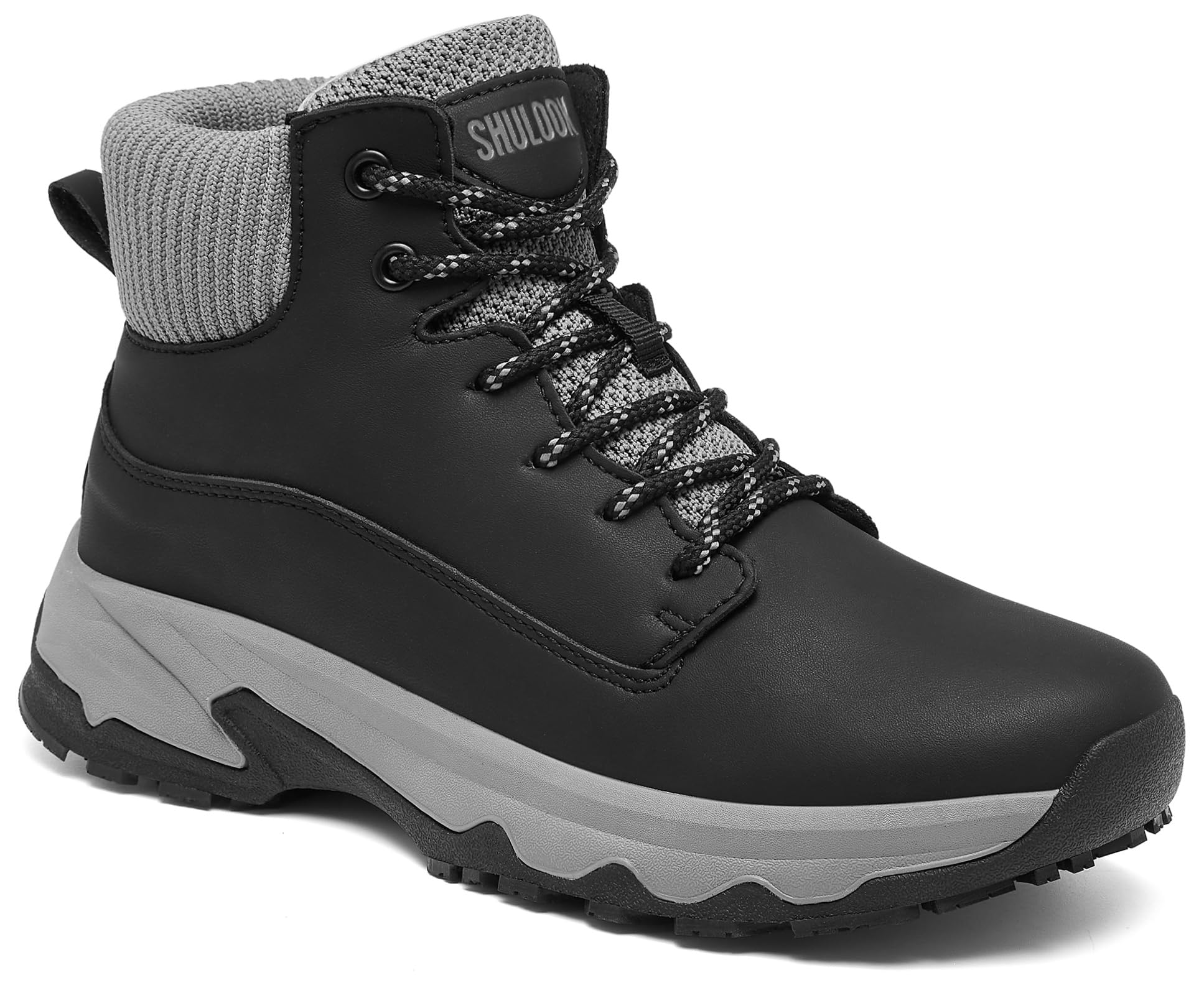 SHULOOK Non Slip Work Boots for Women Slip-Resistant Shoes Waterproof Food Servi