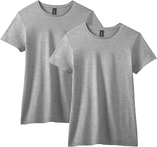 Gildan Women's Softstyle Cotton T-Shirt, Style G64000l, Pack of 2