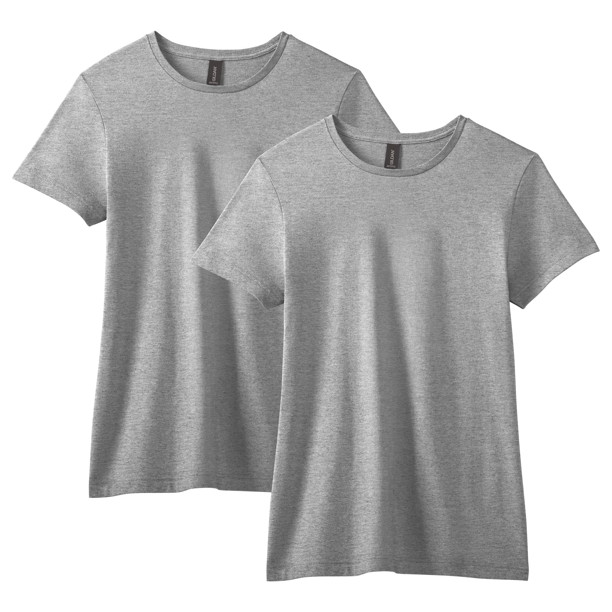 Gildan Women's Softstyle Cotton T-Shirt, Style G64000l, Pack of 2