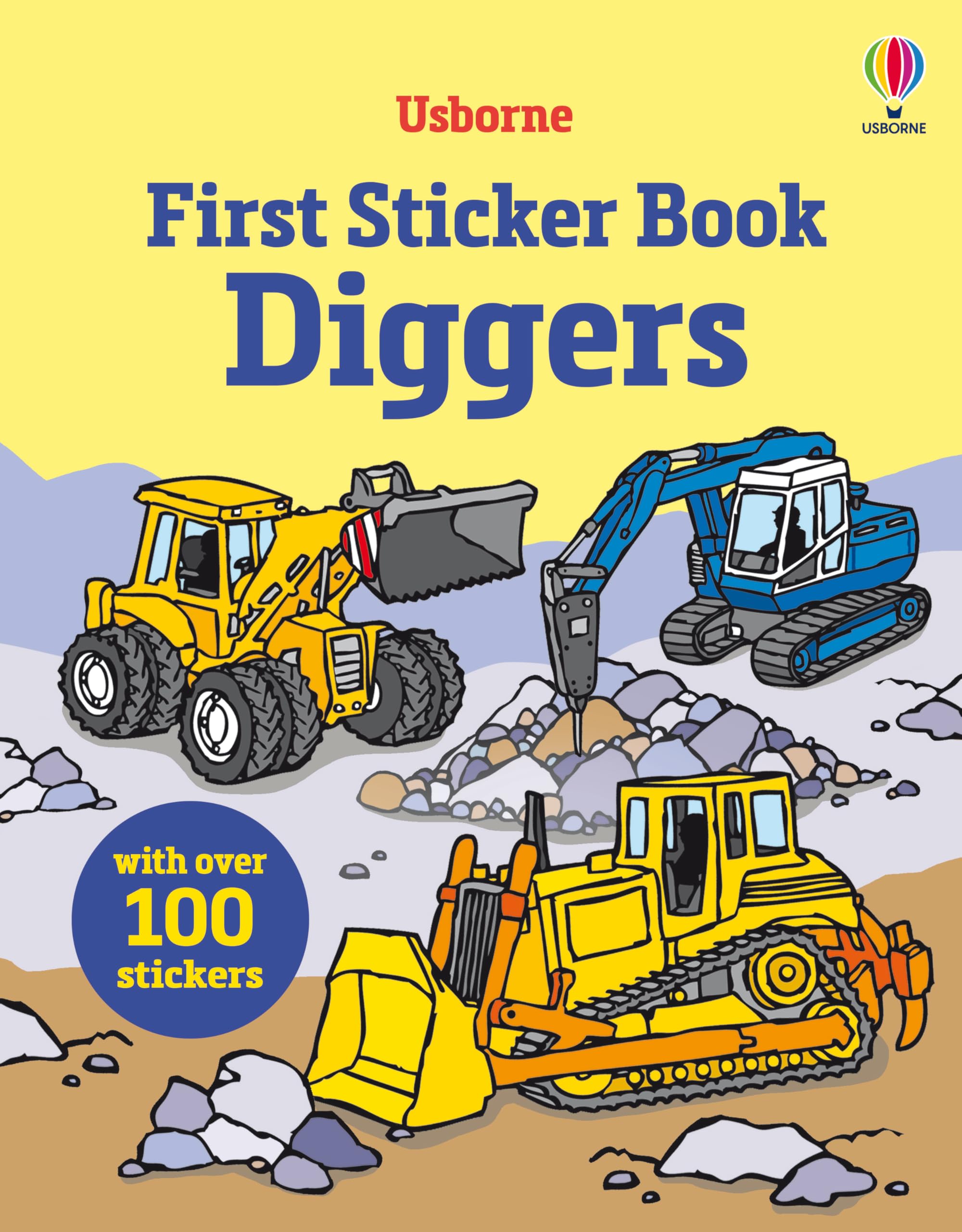 First Sticker Book Diggers: A Colorful Sticker Activity Book About Diggers for K