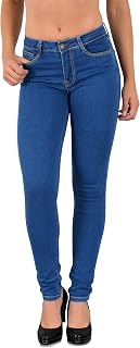 ESRA S400 Women's Jeans High Waist Trousers up to Plus Size
