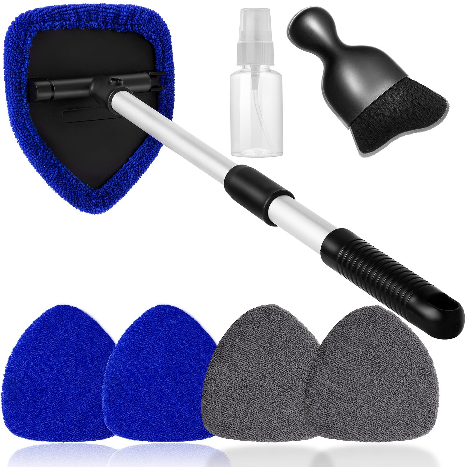 Qydipclin 7pcs Windshield Cleaner Tool Car Interior Window Cleaning Kit | 4 Reus