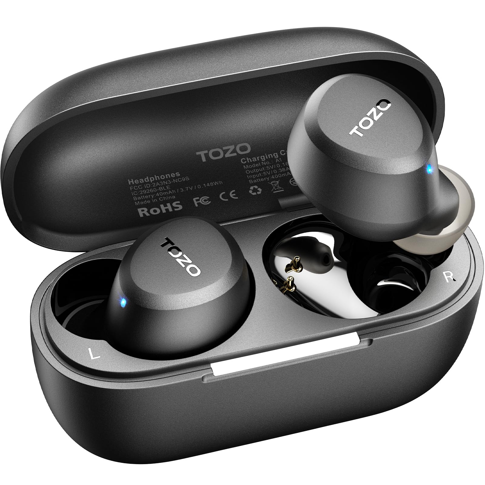 TOZO A1 Wireless Earbuds Bluetooth 5.3 Light Weight in Ear Headphones | IPX5 Wat