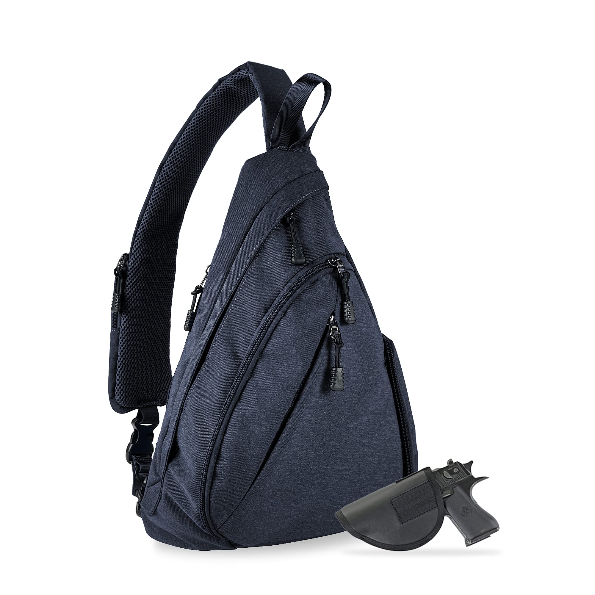 JESSIE & JAMES Peyton Crossbody Sling Backpack Concealed Carry Purse For Women M