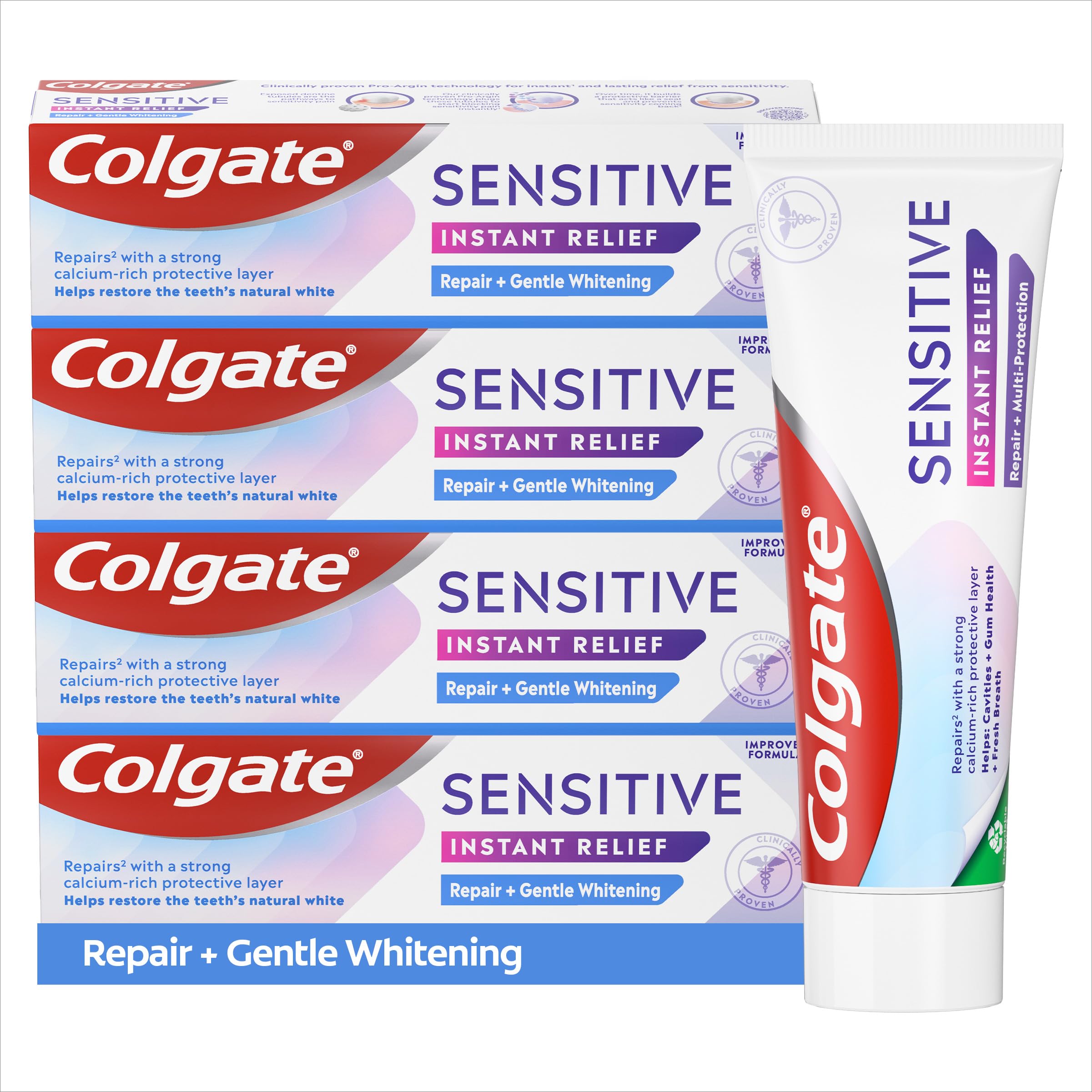 Colgate Sensitive Instant Relief Repair & Gentle Whitening Toothpaste | Instant*