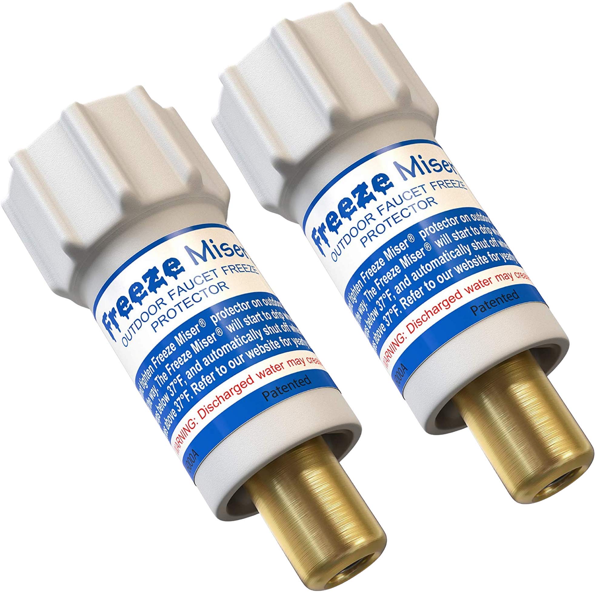 Freeze Miser Outdoor Faucet & Spigot Freeze Protection – Patented Valve Shield, 