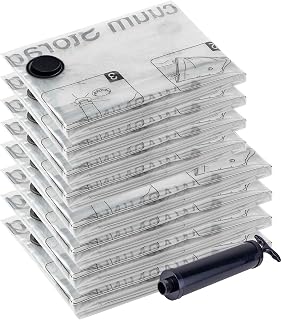 1 x Vacuum Storage Bag for Clothes, Space Saving Compression Bags for Travel and Home, Waterproof and Airtight for Blankets, Bedding, Seasonal Clothes, 50x70cm