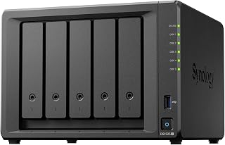 Synology DS1525+ Video Editing & Production Server - Scale to 300TB, 10GbE Ready & Multi-User Workflows (5-Bay Diskless NAS)