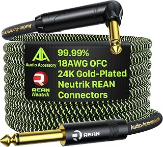 Pro Series Guitar Cable 10ft/3M,Muti-Shielded Noise-Free