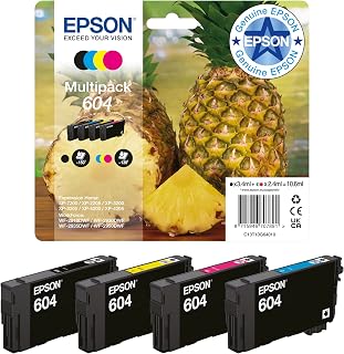 Epson 604 Pineapple, Genuine Multipack, 4-colours Ink Cartridges