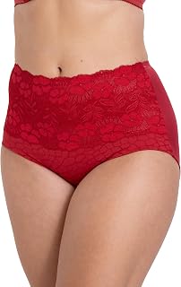 Miss Mary of Sweden Women's High Waisted Shapewear with Jacquard and Lace