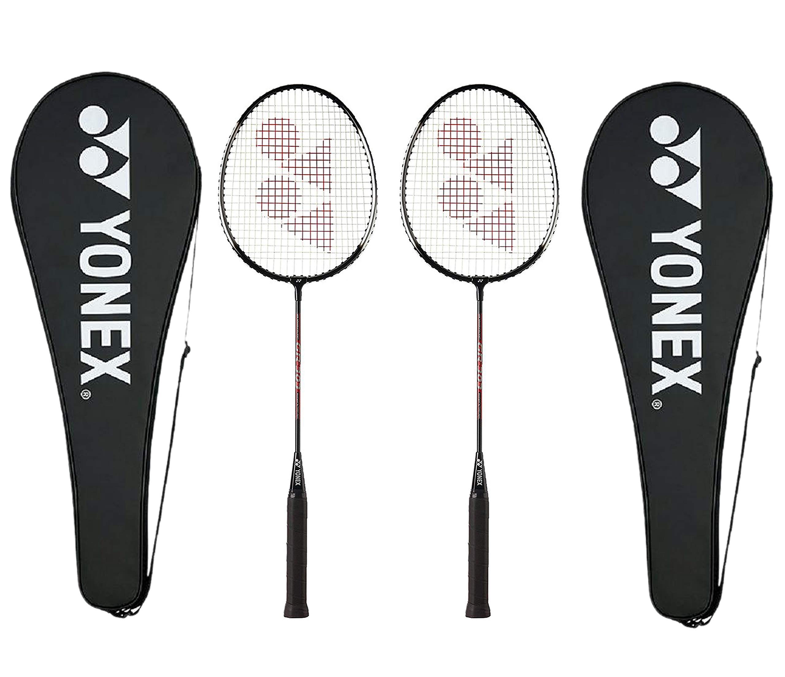 Yonex GR 303 Combo Badminton Racquet with Full Cover, Set of 2