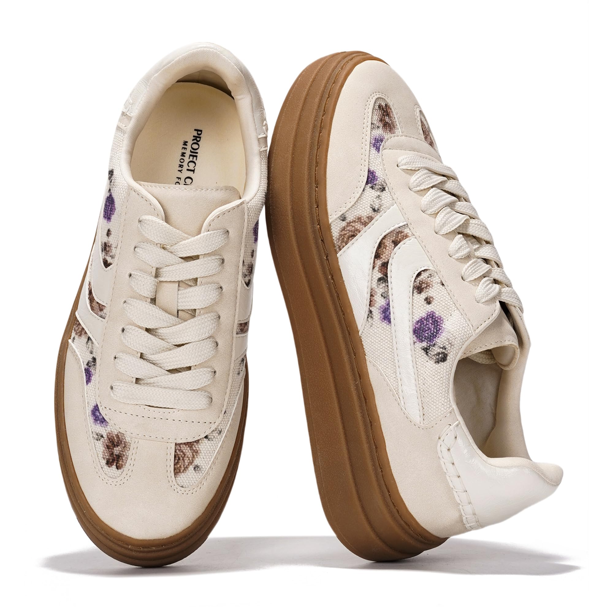 Project Cloud Platform Sneakers for Women Footwear - Memory Foam Insole Womens S