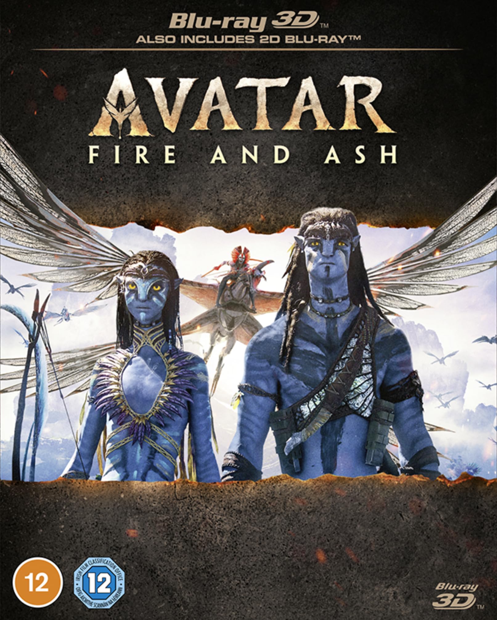 Avatar: Fire and Ash 3D + Blu-ray + Blu-ray Bonus disc [Region Free]