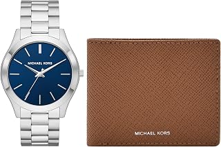 Michael Kors Oversized Slim Runway Men's Watch, Stainless Steel Watch for Men