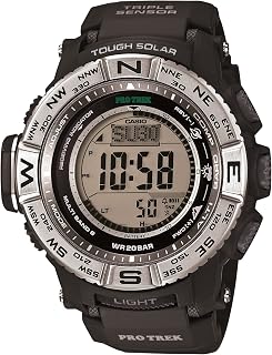 Casio PRW3500 Series | Pro Trek | 100M WR | Compass | Alt/Baro-Thermo | Tough Solar Power | Atomic Timekeeping | 1-100 SEC Stopwatch | Countdown Timer | World Time