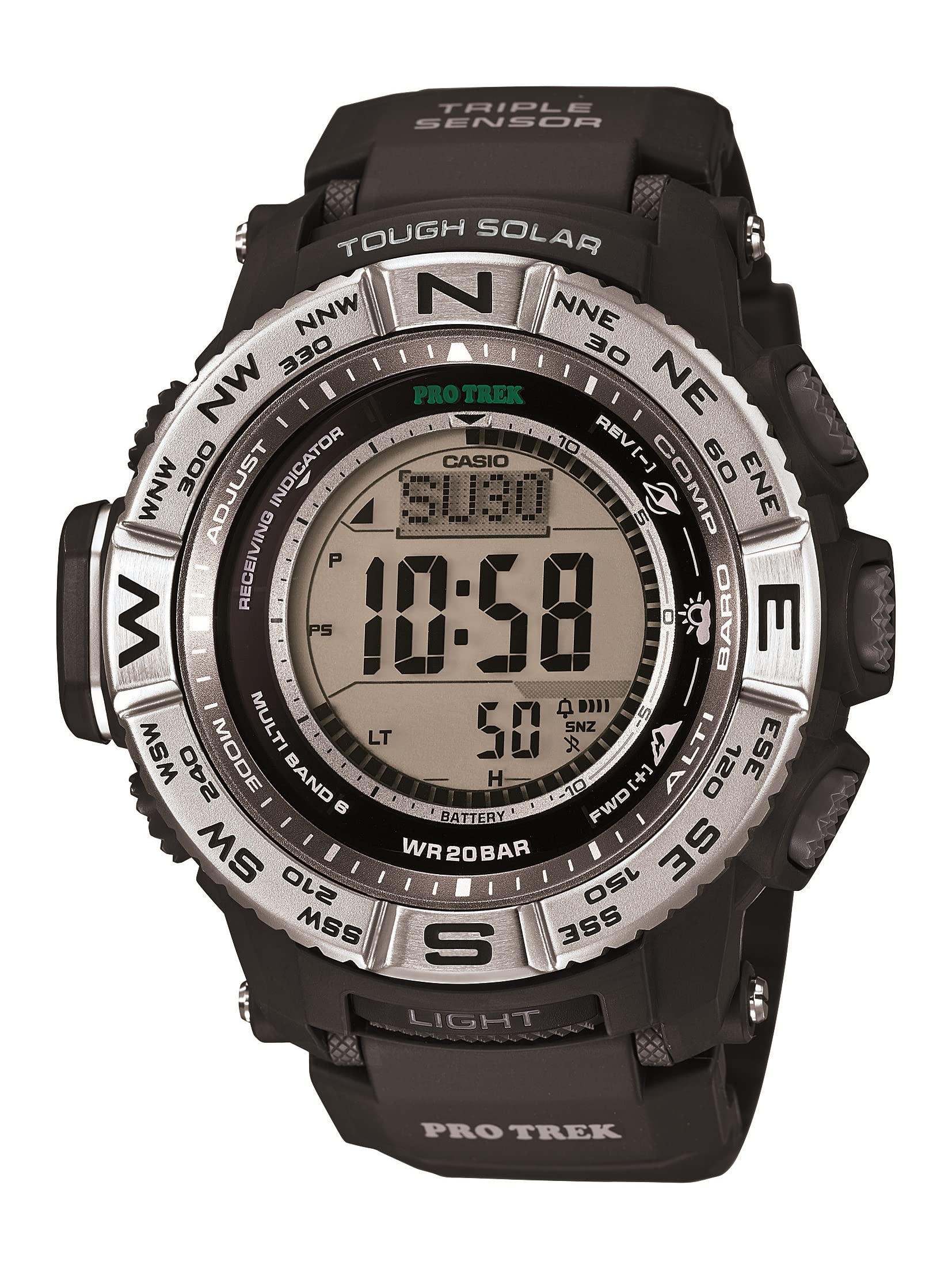 Casio PRW3500 Series | Pro Trek | 100M WR | Compass | Alt/Baro-Thermo | Tough So